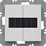 PUSH-BUTTON WIRELESS KNX 2F SOLAR QUICKLINK WHITE