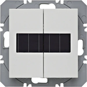 hager Push-button wireless knx 2f solar quicklink white