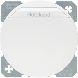 hager Hotellkortsbrytare 10a 230vac mi vit