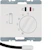 hager Thermostat underfl.heating 5/30 1no 10a sw/sl white