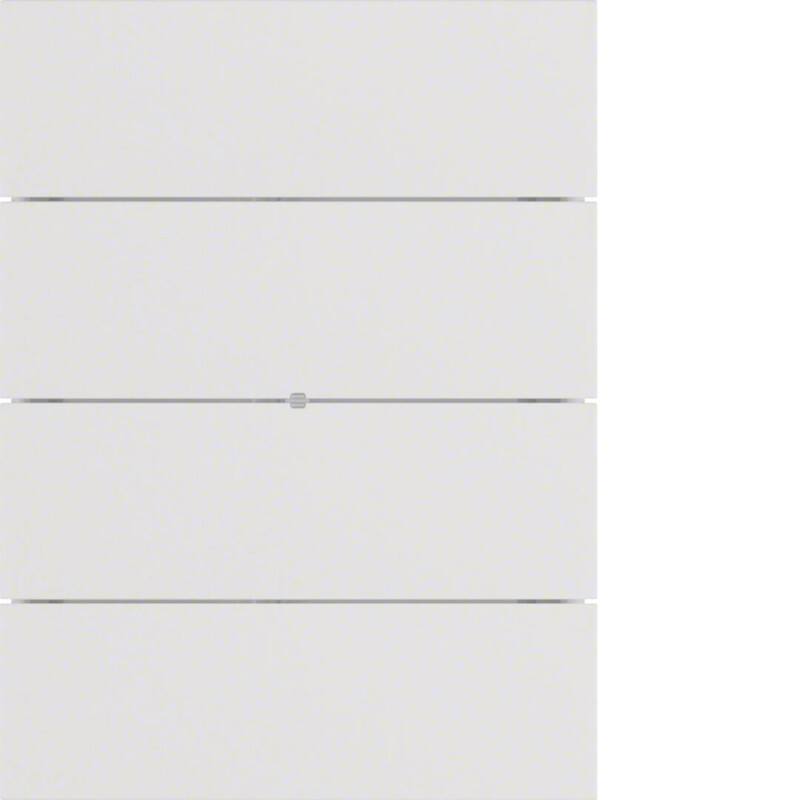 PUSH-BUTTON KNX 4F COMF. WHITE