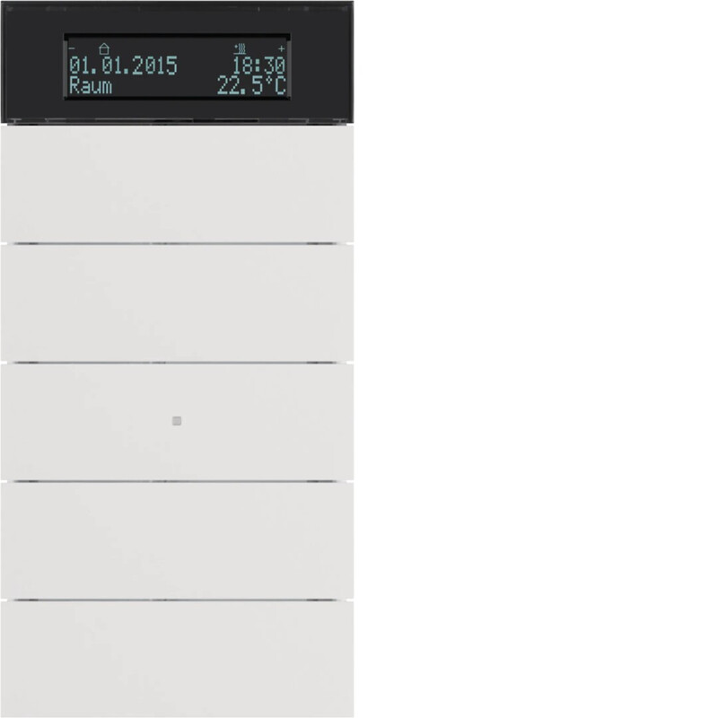 PUSH-BUTTON KNX 5F THER. WHITE