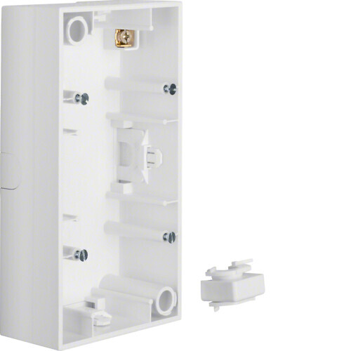 SURFACE MOUNTING BOX 2F 37MM WHITE