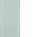 PUSH-BUTTON KNX 1F COMF. GLASS WHITE