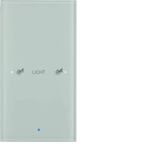 hager Painike knx hager 1os. lisät. op. lasi val
