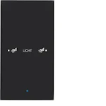 PUSH-BUTTON KNX 1F COMF. OP. GLASS BLACK