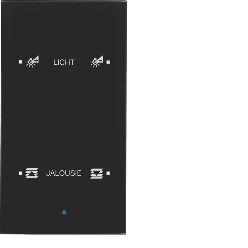 hager Painike knx hager 2os. lisät. op. lasi mus