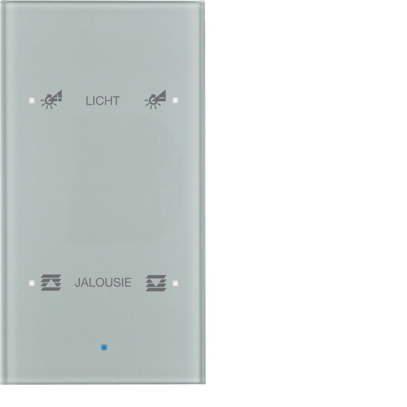 hager Painike knx hager 2os. lisät. op. lasi alu