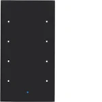 PUSH-BUTTON KNX 4F COMF. GLASS BLACK