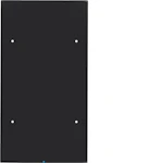 PUSH-BUTTON KNX 2F COMF. GLASS BLACK