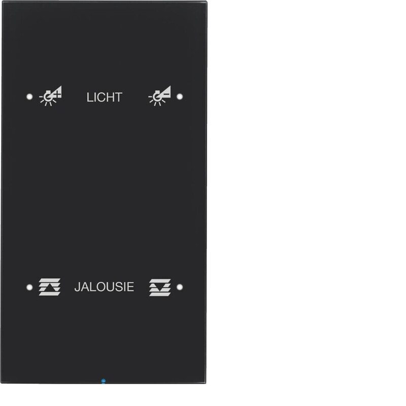 hager Painike knx hager 2os. lisät. op. lasi mus