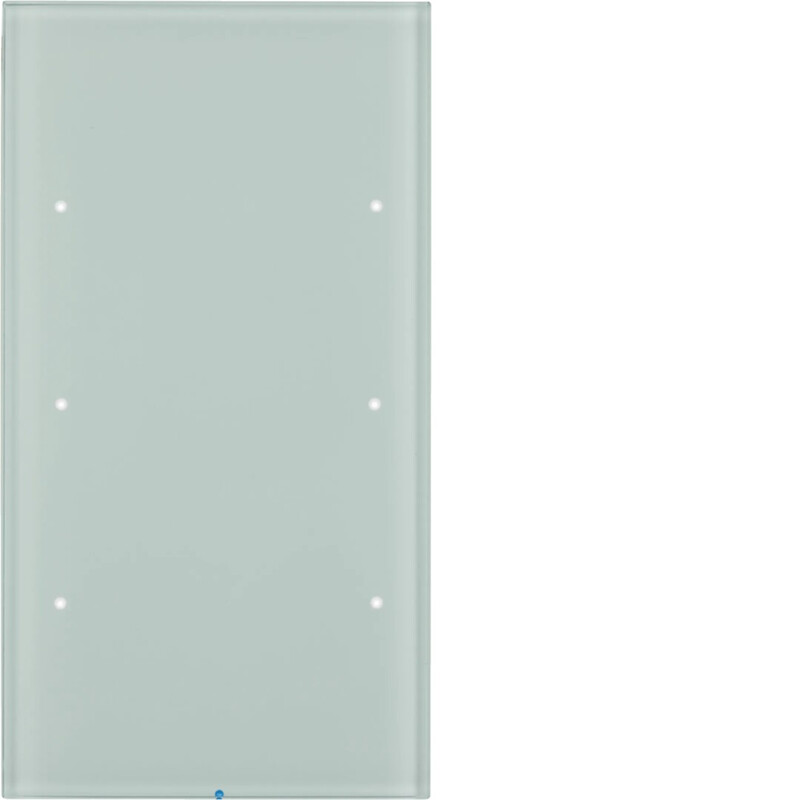 PUSH-BUTTON KNX 3F COMF. GLASS WHITE
