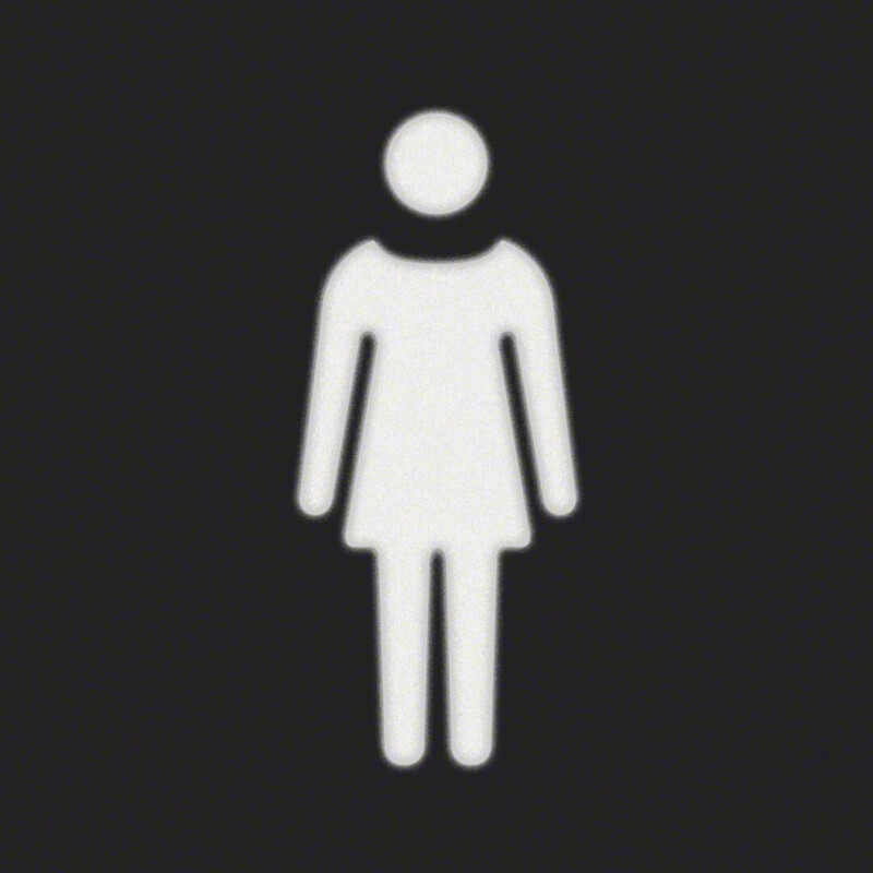 FOIL WOMAN SYMBOL SIGNAL LAMP