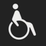 FOIL WHEELCH SYMBOL SIGNAL LAMP