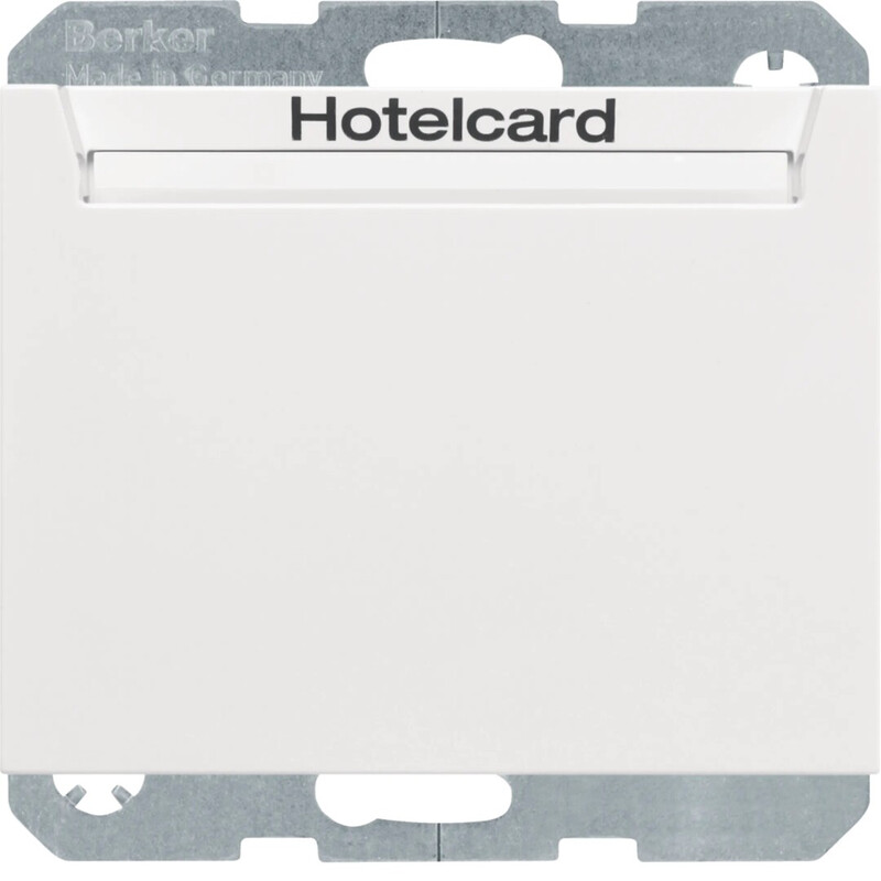 hager Hotellkortsbrytare 10a/230vac ukr vit
