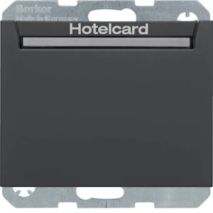 hager Hotellkortsbrytare 10a/230vac ukr anthr.