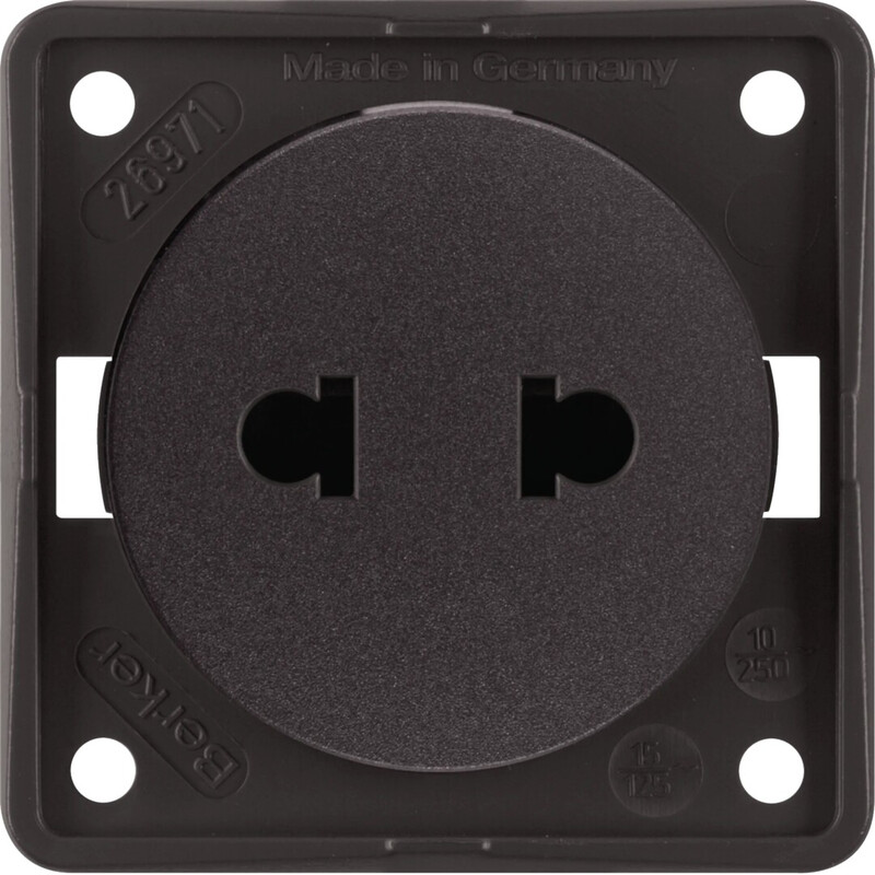 hager Pistorasia hager 2n/10a/250vac euro-us ur rus