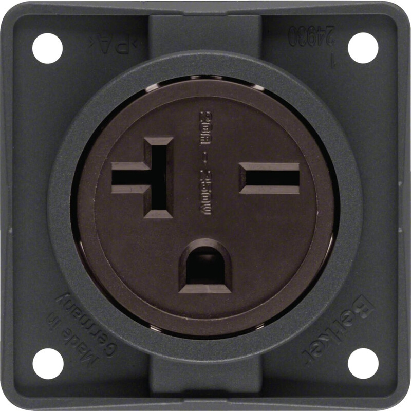 hager Pistorasia hager 20a/250v us nema6-20r ur ant