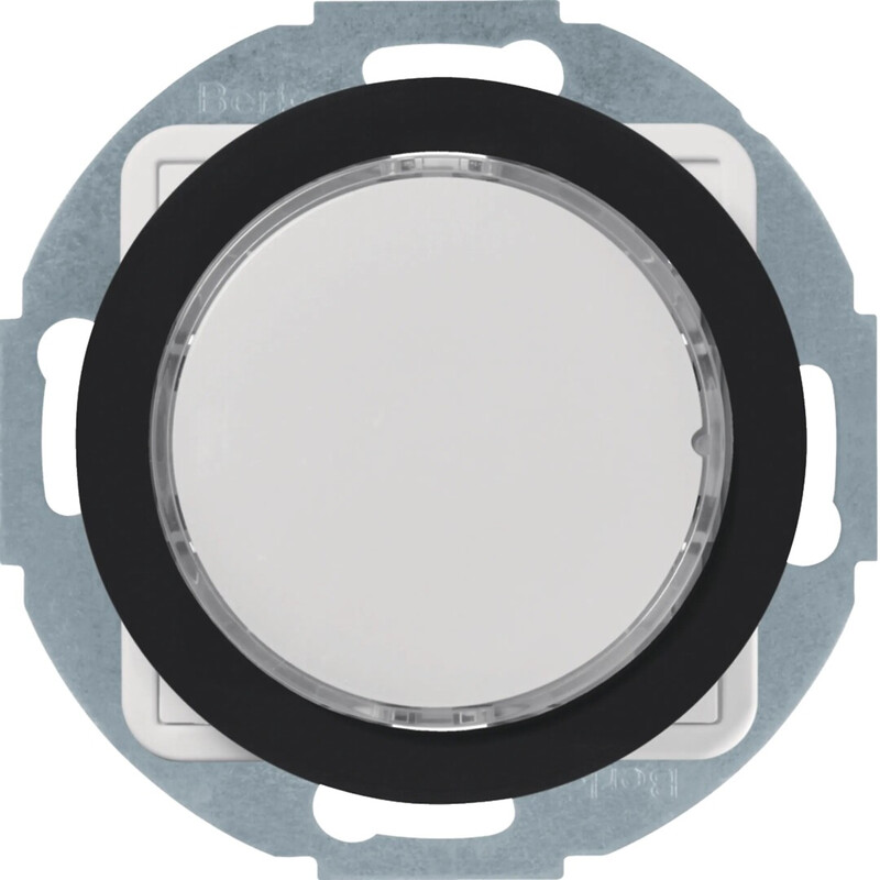 LED SIGNAL LAMP WHITE SL 230VAC BLACK