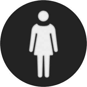 hager Symbol foil round woman f. signal lamp