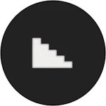 SYMBOL FOIL ROUND STAIRS FOR SIGNAL LAMP
