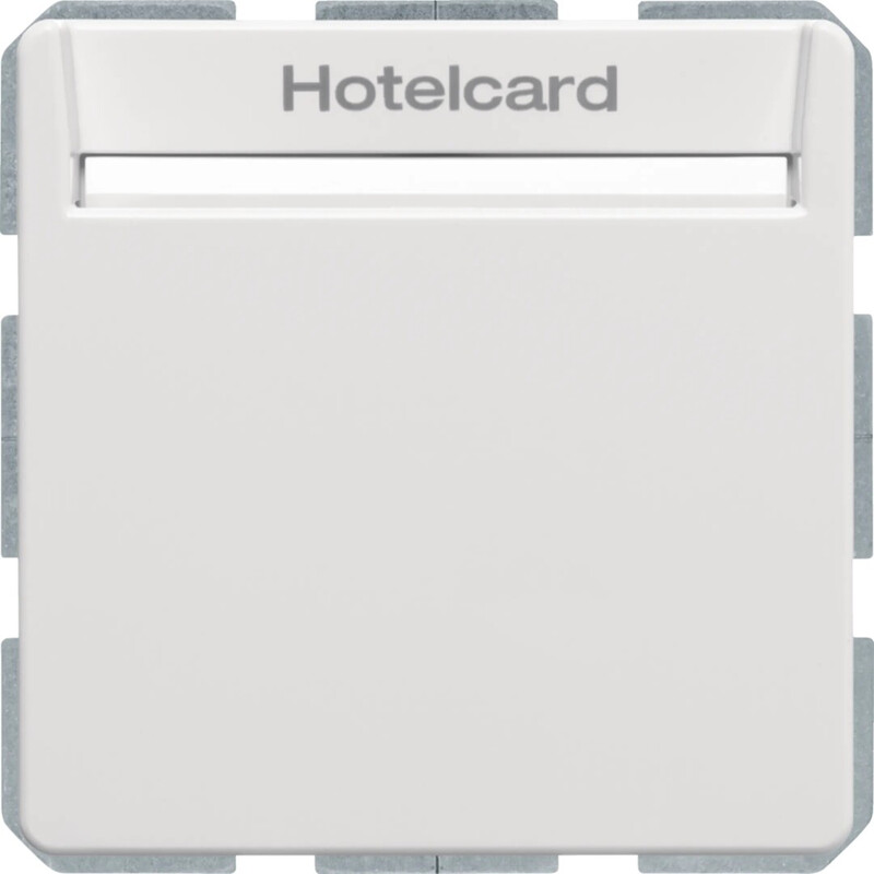 hager Hotel card switch 10a/230vac ukr white