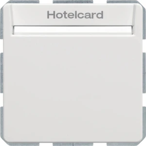 hager Hotel card switch 10a/230vac ukr white