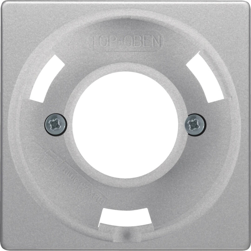 hager Centre plate sl-insert 513102 alu