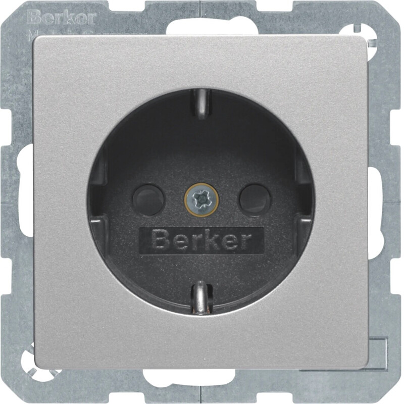 hager Socket outlet 1s/16a ukj alu