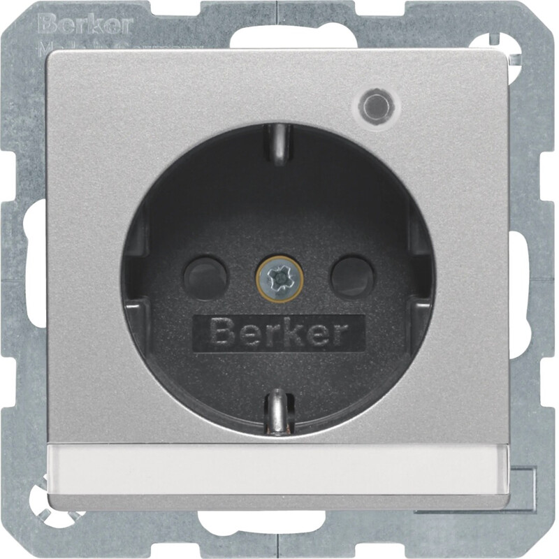 PISTORASIA HAGER 1S/16A UKR MI/LED ALU