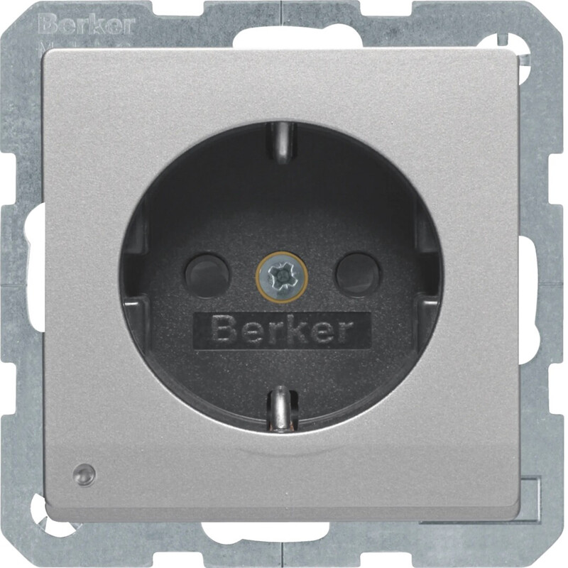 PISTORASIA HAGER 1S/16A UKR LED ALU
