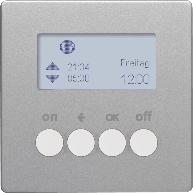 hager Digital radio knx q.1/q.3 7d 1k rf quicklink alu