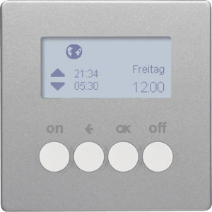 hager Digital radio knx q.1/q.3 7d 1k rf quicklink alu