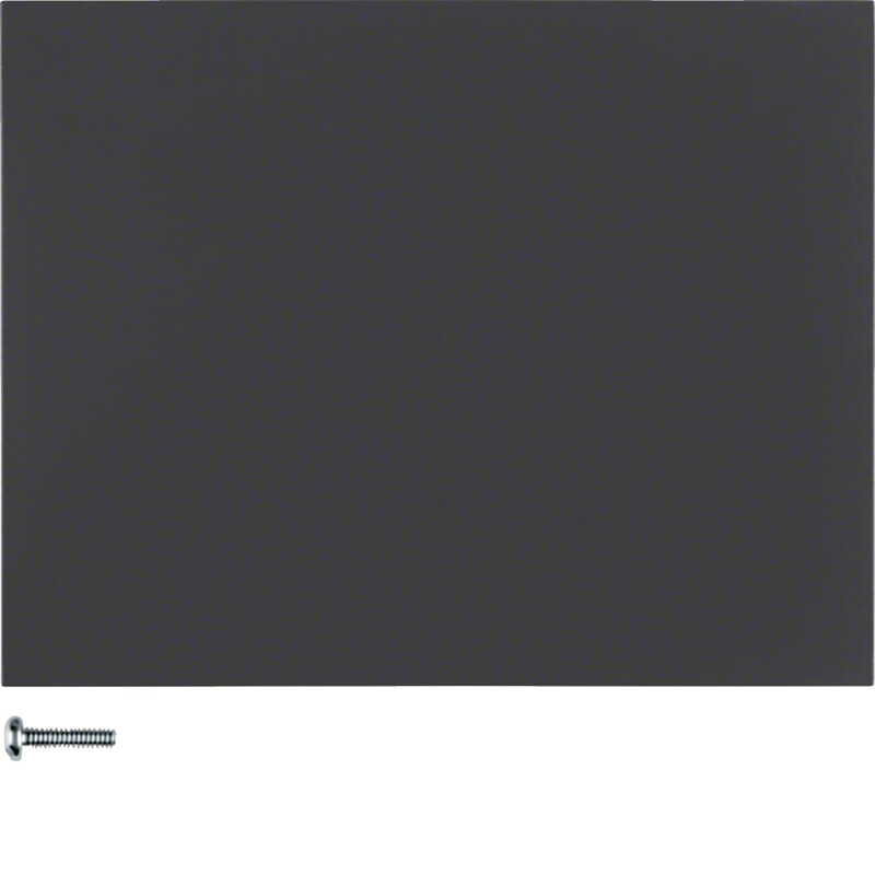 hager Radio push button knx k.1 1-fold f. switch/dimmer black