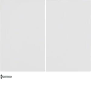hager Radio push button knx k.1 2-fold f. switch/dimmer white