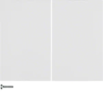 RADIO PUSH BUTTON KNX K.1 4-FOLD F. SWITCH/DIMMER WHITE