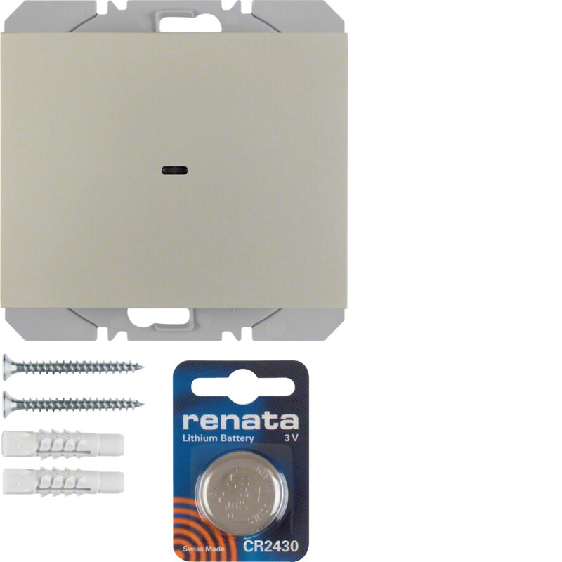 hager Radiotryckknapp knx k.5 1f bat 3v quicklink rst
