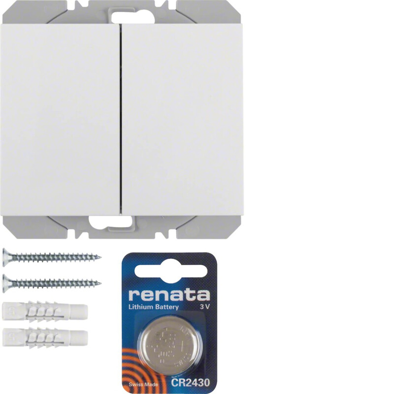 RADIOTRYCKKNAPP KNX K.1 2F BAT 3V QUICKLINK VIT