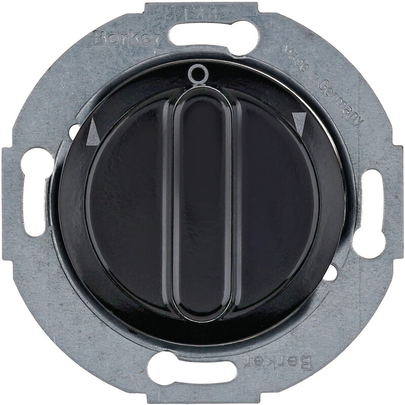 CURTAIN SWITCH 1930 2P/10A/250V UKR BLACK