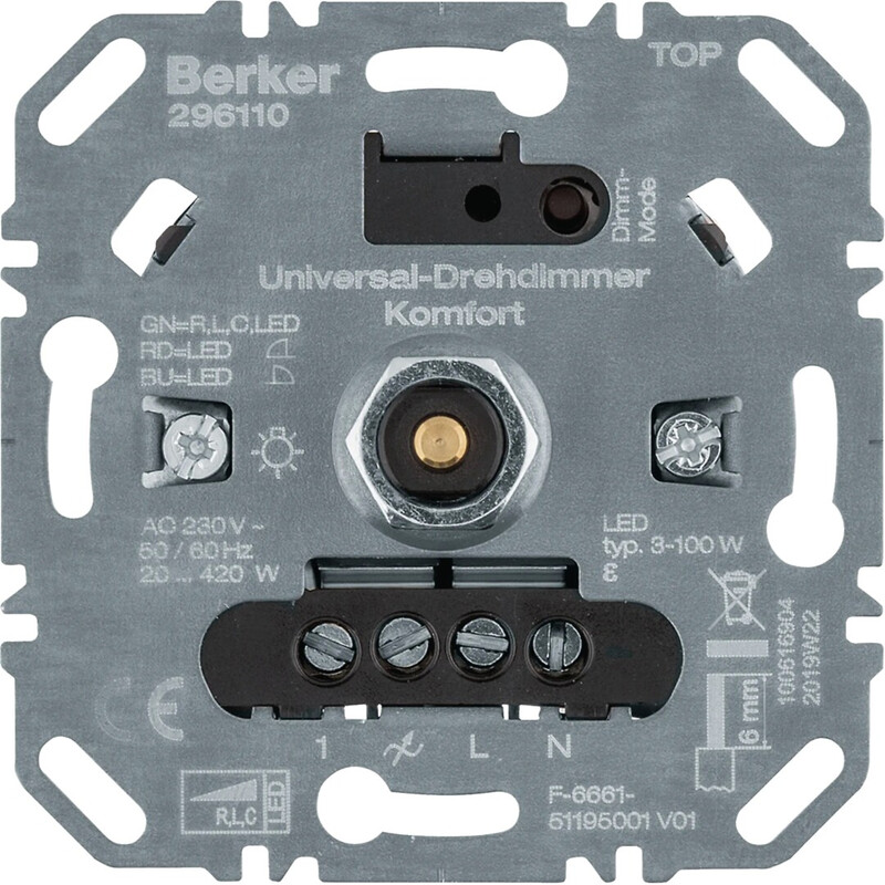 DIMMER S.1/K.X/Q.X/R.X 296110 3-100W RLC+LED EXT. UR