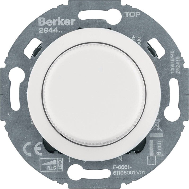 VRIDDIMMER 1930/GLAS 3-100W RLC+LED EXT. UR VIT