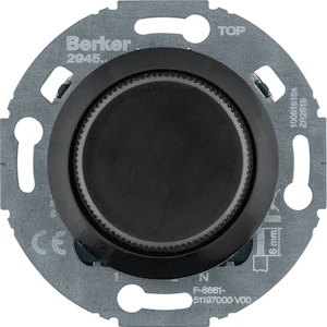 hager Extension unit 1930/glas 294511 for 294411 ur black