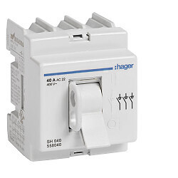 PÄÄKYTKIN HAGER SH040 3x40A 0-1 400V