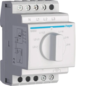 hager Ohjauskytkin hager sk602 v-mit. 7-as 20a din