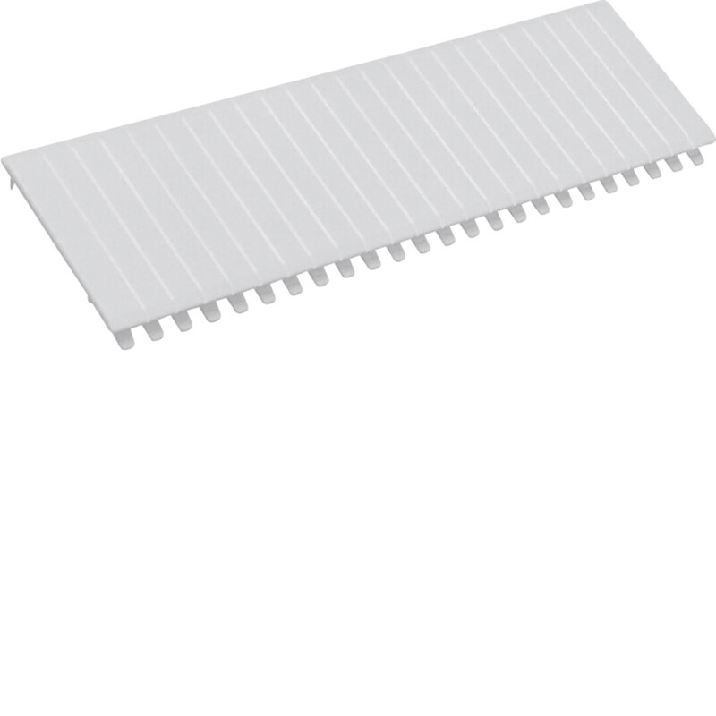 COVER PLATE DIN S35S WHITE 219 MM