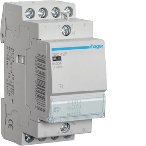 hager Kontaktori hager esc427 2s+2a 25a k.230v