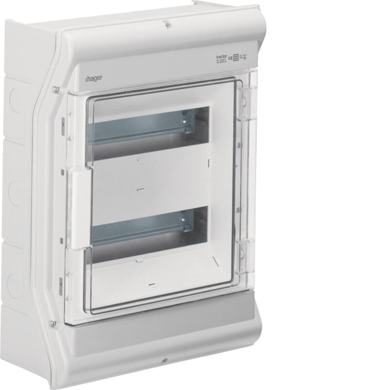 MODUULIKOTELO PINTA VECTOR VE212SN 2x12MOD IP65 PC-UV