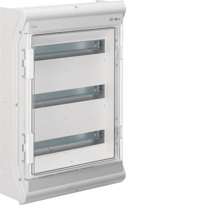 MODUULIKOTELO PINTA VECTOR VE318SN 3x18MOD IP65 PC-UV