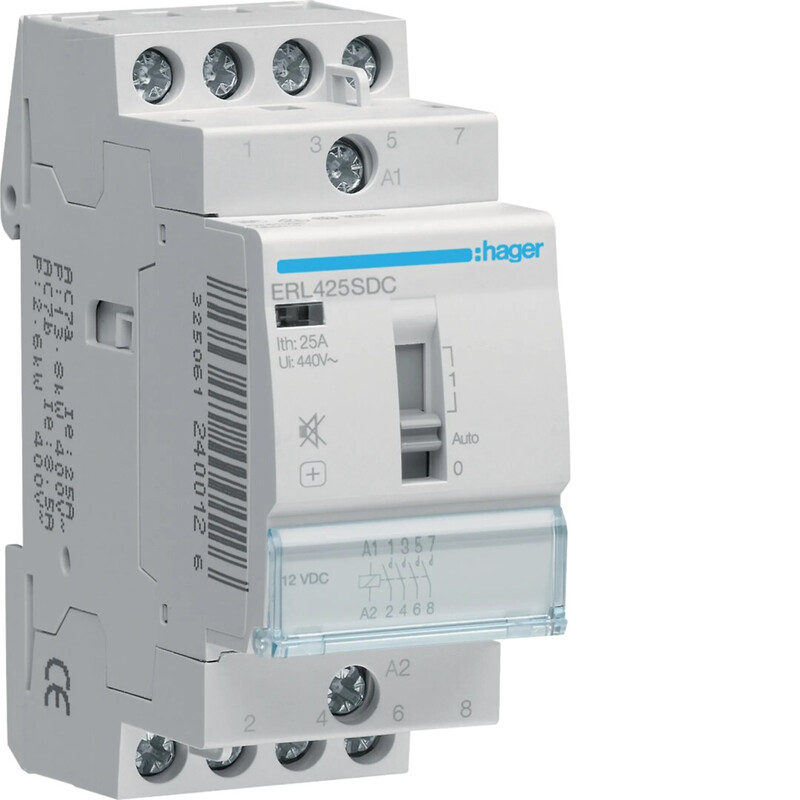 INTERMEDIATE RELAY ERL425SDC 4NO 25A 12VDC