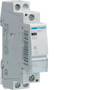 hager Kontaktori hager esc125s 1s 25a 230v hur
